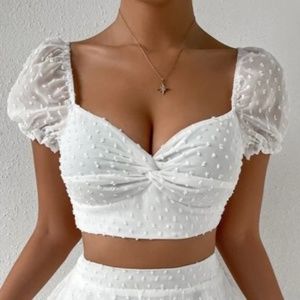 Open Back Tie in back Crop Top